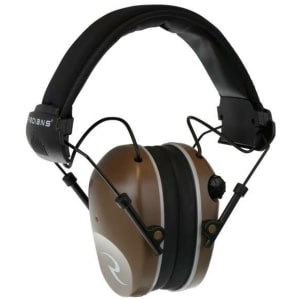 Radians R3240ECS dual microphone electronic earmuff tan 3.5mm jack 23 dB NRR