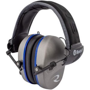 Radians R-3700 Bluetooth Quad Electronic Earmuff Pewter/Black 24 dB NRR