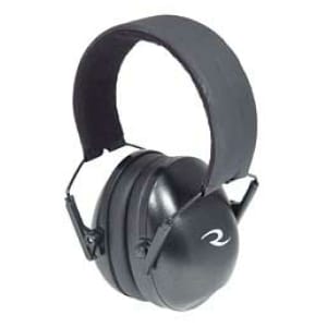 Radians LowSet folding earmuff black NRR 21 dB over-the-head