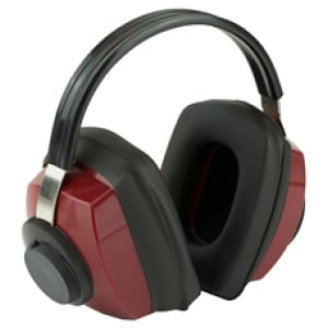 Radians Competitor CP0300CS adjustable earmuff black/red NRR 26 dB