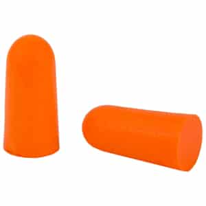 Radians foam earplugs 100 pairs orange NRR 32 dB dispenser jar
