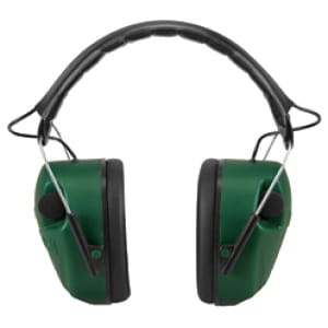 Caldwell E-Max electronic earmuff green and black over-the-head hearing protection