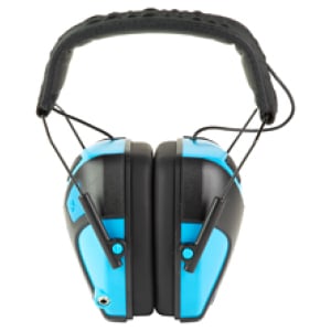 Caldwell E-Max Pro Youth neon blue electronic earmuffs 23 dB NRR