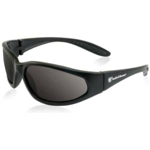 Smith & Wesson Sergeant full frame shooting glasses black frame smoke lens
