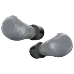 Axil XCOR digital tactical in-ear earbuds in black with charging/carry case