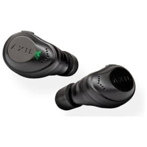 AXIL XCOR Pro wireless tactical earbuds black with digital hearing protection
