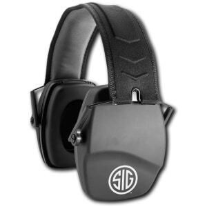 AXIL SIG TRACKR Passive Headmuffs front view with low-profile earcups