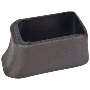 Kel‑Tec P-11 polymer magazine extension in black that adds one round to 15rd magazine