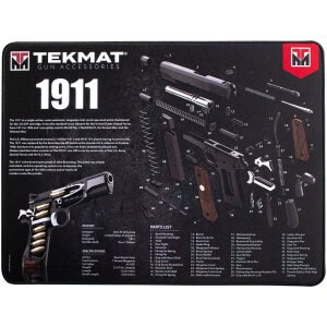 TekMat TEKR2019113D Ultra 20 Cleaning Mat Black/White Rubber 15"x20" 1911 Parts Diagram