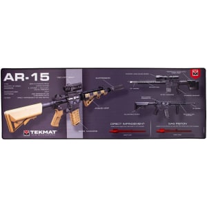 TekMat TEKR44AR15WPD AR-15 Ultra 44 Cleaning Mat Multi-Color Rubber 15"x44" AR-15 Weapons Platform