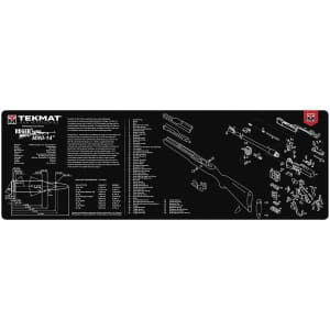 TekMat TEKR36MINI14 Ruger Mini-14 Cleaning Mat Black/White Rubber 12"x36" Ruger Mini-14 Parts Diagram
