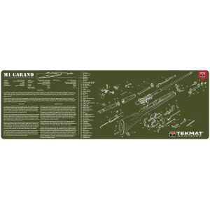 TekMat TEKR36M1GARAND-OD M1 Garand Cleaning Mat OD Green Rubber 12"x36" M1 Garand Parts Diagram