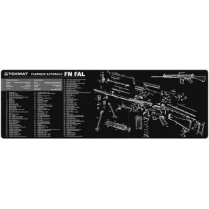 TekMat TEKR36FNFAL FN-FAL Cleaning Mat Black/White Rubber 12"x36" FN-FAL Parts Diagram