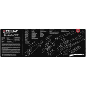 TekMat TEKR36REM870 Remington 870 Cleaning Mat Black/White Rubber 12"x36" Remington 870 Parts Diagram