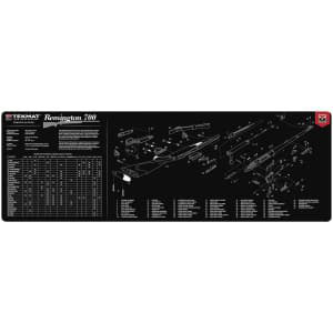 TekMat TEKR36REM700 Remington 700 Cleaning Mat Black/White Rubber 12"x36" Remington 700 Parts Diagram