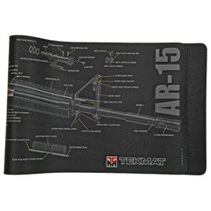 TEKMAT CUTAWAY RIFLE MAT AR15 BLK