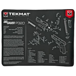 TEKMAT ULTRA PSTL MAT SIG P320 BLK