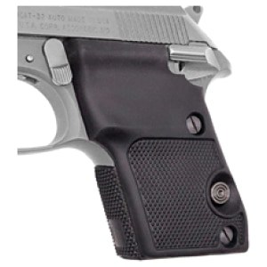 Pearce Grips black rubber wrap-around grips for Beretta Tomcat 3032 and Bobcat 21A
