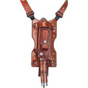 Galco SHU Shuka Knife Holder Over The Shoulder Tan Leather
