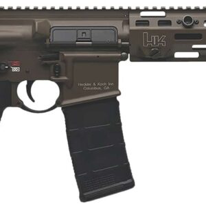 Heckler & Koch MR556 A4 11-inch threaded barrel M-LOK handguard Patriot Brown receiver