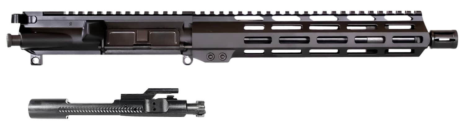 Aim Sports AR5CUB8 complete upper assembly, 5.56 NATO, 10.50 in nitride barrel, 10 in M-LOK, black
