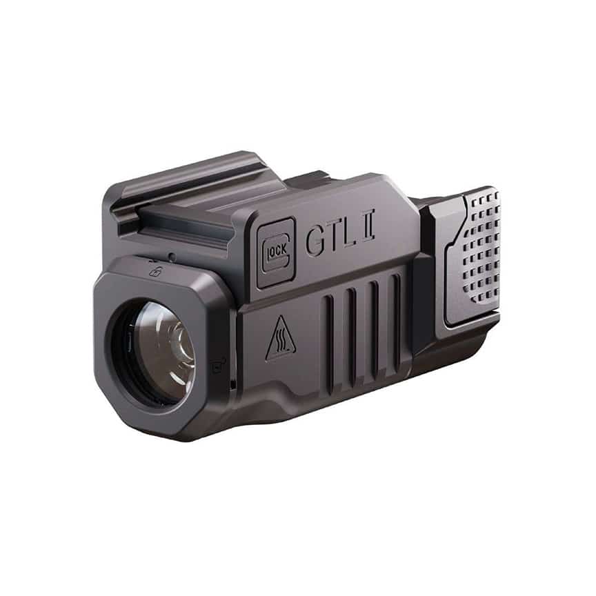 Glock GTL II Tactical Light 600 lumens black aluminum housing fits most GLOCK rails