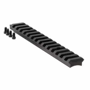 Ruger Picatinny scope base for Ruger American short action, 6.0 inch hardcoat anodized aluminum