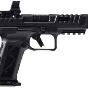 Canik SFx Rival-S Dark Side 9mm pistol with 5 inch barrel and MeCanik MO2 optic