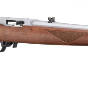 Ruger 10/22 Sporter .22 LR rifle 18.5 inch stainless barrel walnut-stained stock