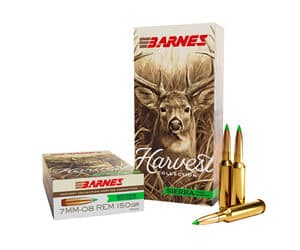 Barnes Harvest 7mm-08 Rem 150 gr Sierra Tipped GameKing ammunition 20-round box