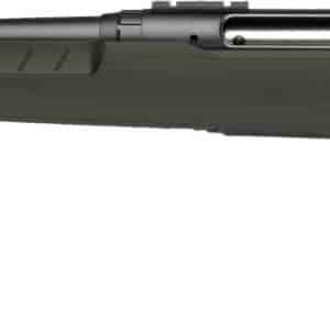 Savage AXIS 2 .350 Legend 18 inch left-hand bolt action rifle, matte black finish with green synthetic stock
