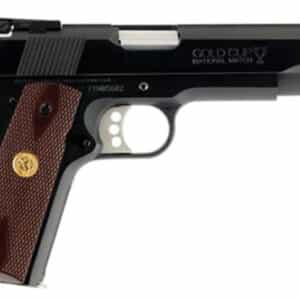Colt Gold Cup National Match .38 Super 5-inch blued 1911 pistol
