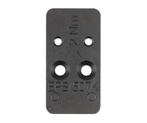 Heckler & Koch HK 51000381 black steel mounting plate for VP9 OR optic-ready pistols