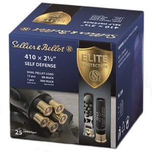 Sellier & Bellot SB410SDA .410 Bore 2.50" 000 Buckshot 25-round box