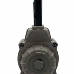 ProMag DRMA80-FDE 55rd 5.7x28mm drum magazine in Flat Dark Earth