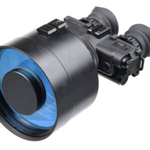 AGM Global Vision FoxBat-8 8x night vision bi-ocular in black with detachable IR illuminator