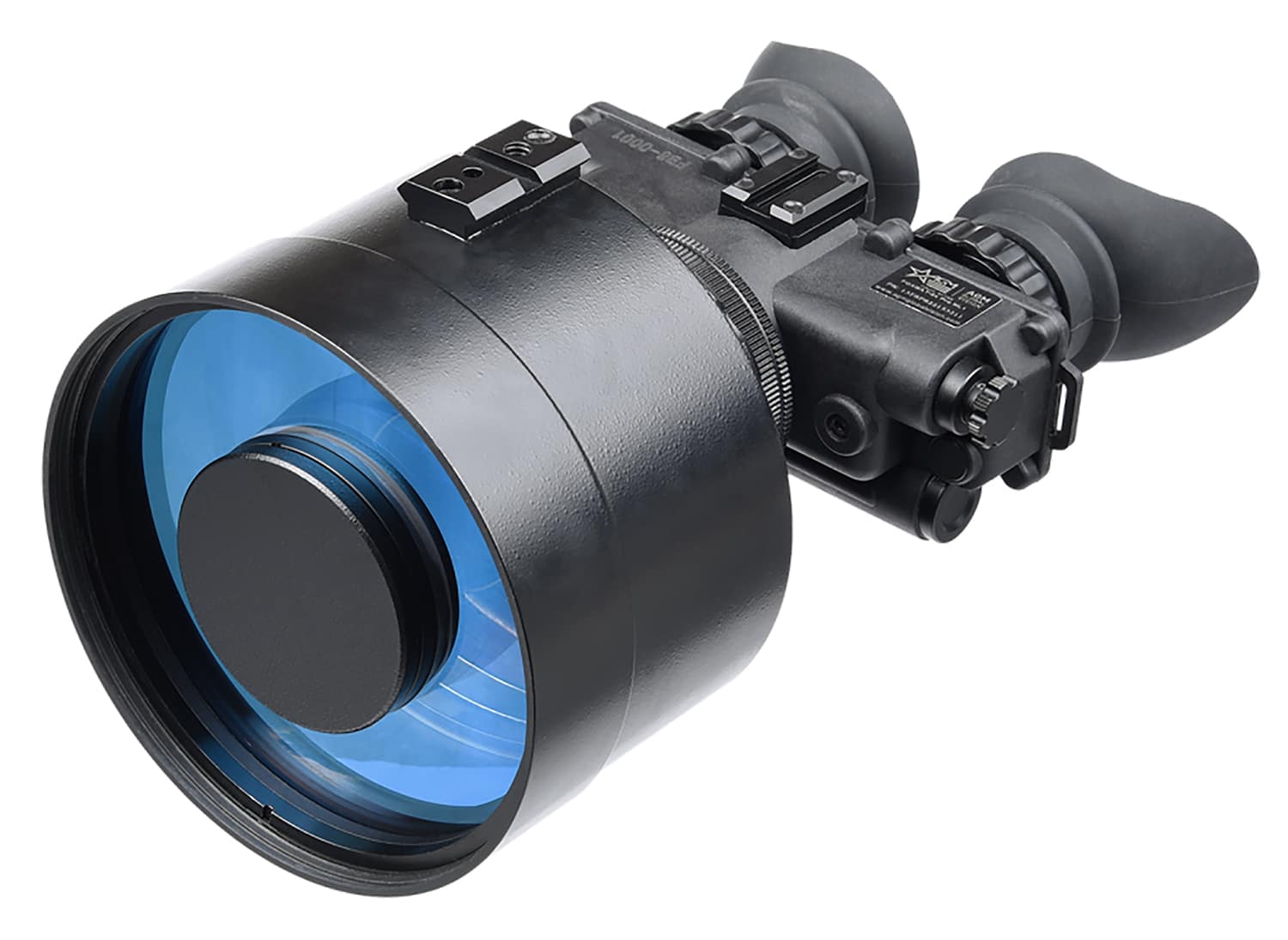AGM FoxBat-8X 8x night vision bi-ocular in black with detachable IR illuminator