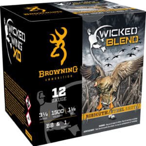 Browning Wicked Blend 12 Gauge 3.50 inch 1 1/2 oz BB/1BI shotshells 25 per box
