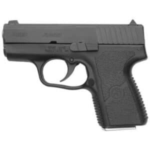 Kahr PM45 .45 ACP pistol with black polymer frame and matte blackened stainless slide