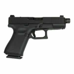 Glock V-Series Model 19 9mm Luger Black Cerakote with 4.6in threaded barrel and three 15-round magazines
