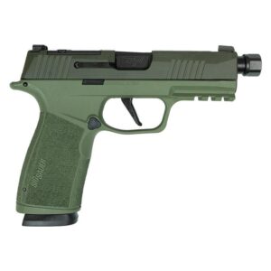 Sig Sauer P365 XMacro 9mm two-tone green right-side view