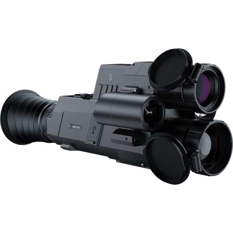 Pard Landsat 640-45 dual-spectral scope with 45mm lens and integrated LRF in black