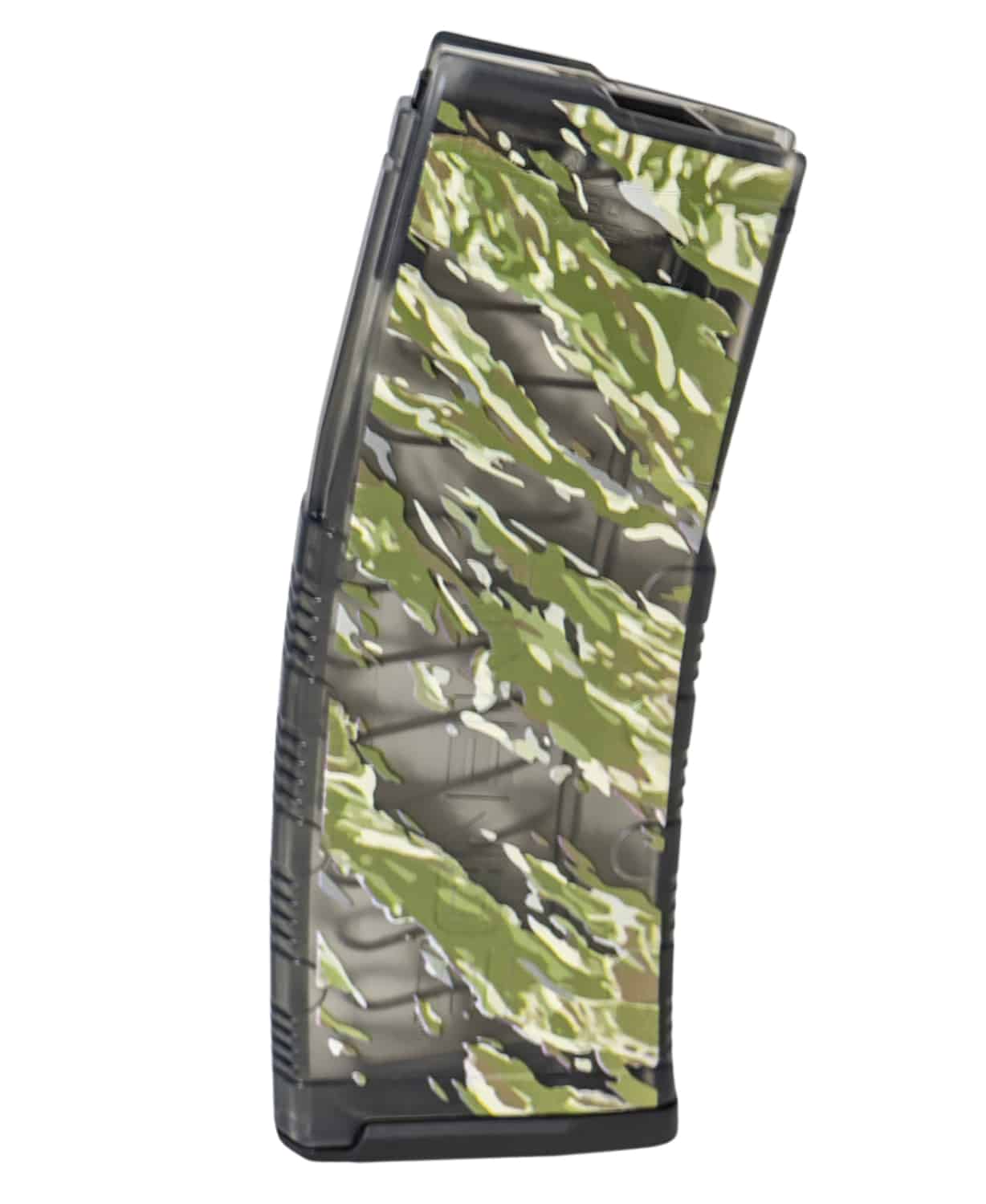 Amend2 MOD-C translucent tiger stripe smoke gray 30-round AR-15 magazine