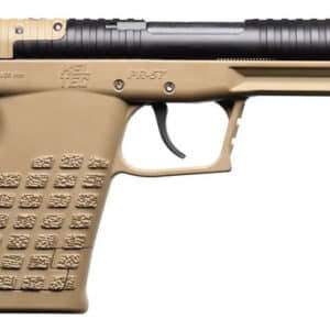 KelTec PR-5.7 tan 5.7x28mm pistol with 4.64in barrel and optic-ready slide