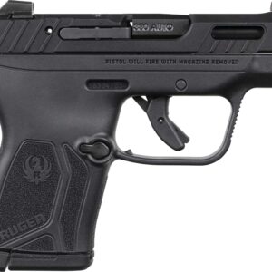 Ruger LCP MAX 380 black compact semi-automatic handgun with 10-round magazine