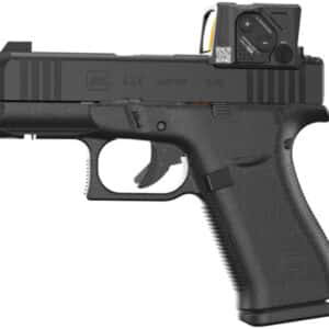 Glock 43X M.O.S. 9mm pistol, black, optic-ready slide and front rail