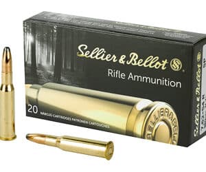 Sellier & Bellot 7.62x54R 180 gr Jacketed Soft Point 20rd box