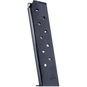 Mec-Gar 1911 Govt Blue 10-Round Magazine for .45 ACP, heat-treated carbon-steel