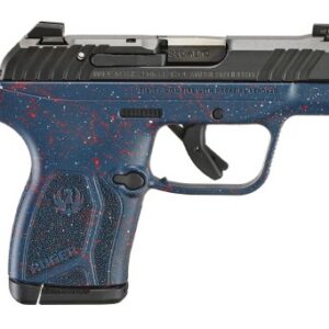 Ruger LCP MAX 250th Anniversary .380 ACP 2.8in Liberty Blue pistol, front view