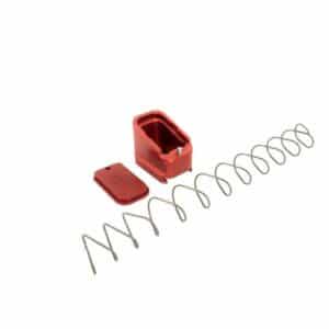 Shield Arms red +5/+4 magazine extension for Glock 17/22/34/35/19X/45